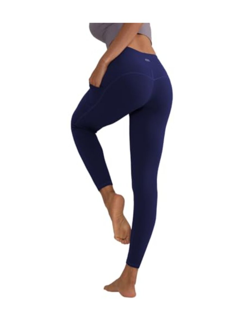 ALONG FIT High Waist Leggings with 3 Pockets Non-See-Through